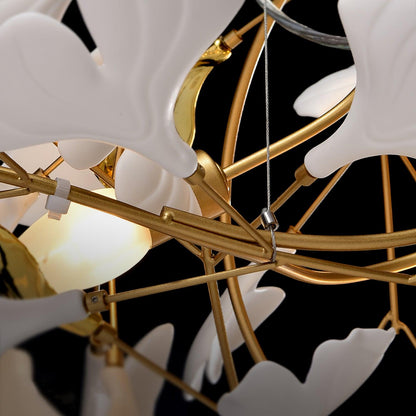 Lustre Gingko Élégant pour une Atmosphère Sophistiquée