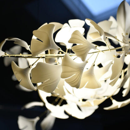 Lustre Gingko Élégant pour une Atmosphère Sophistiquée