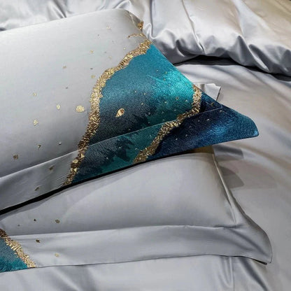 Whimsical Waters Duvet Cover Set (Long-staple Sateen Cotton)