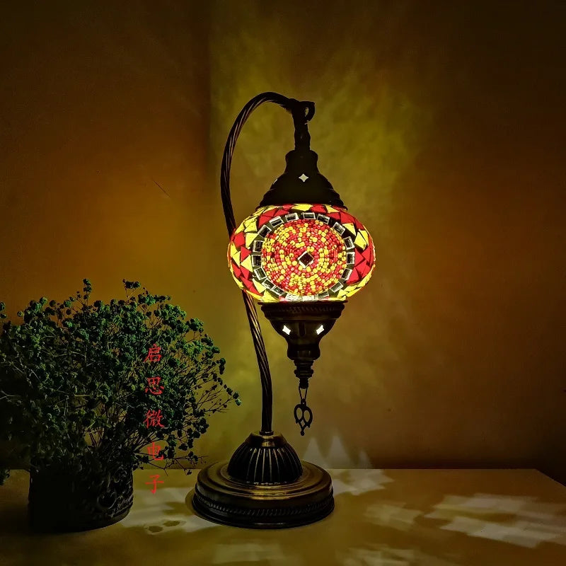 Luxyecs - Turkish Mosaic Table Lamp