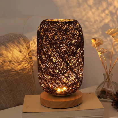 Cozy Twine Desk Light