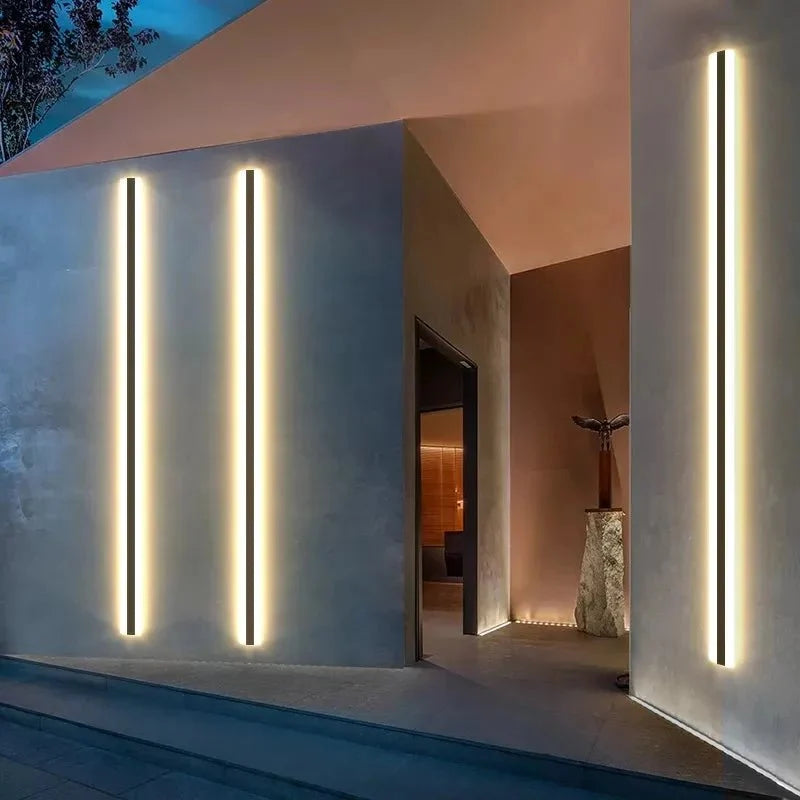 Stripe Lined LED Wall Light