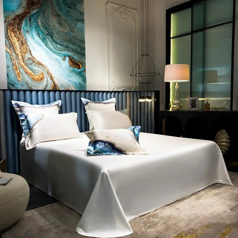 Whimsical Waters Duvet Cover Set (Long-staple Sateen Cotton)