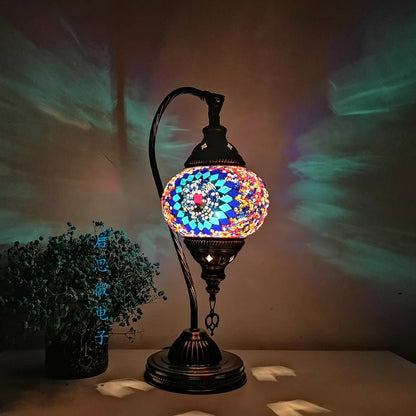 Luxyecs - Turkish Mosaic Table Lamp