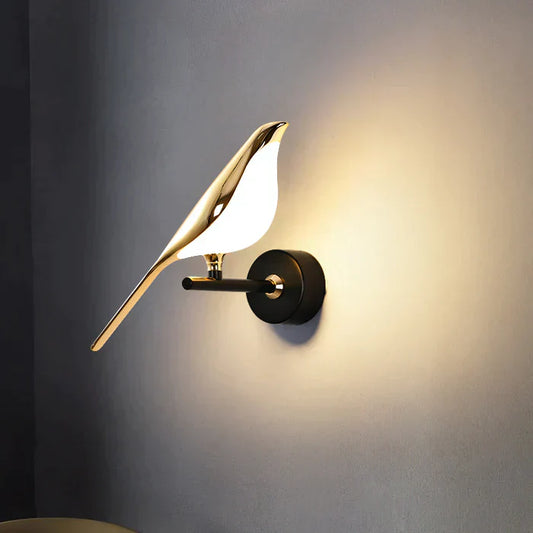 Lustre mural moderne MrBird en forme d'oiseaux pour une décoration élégante