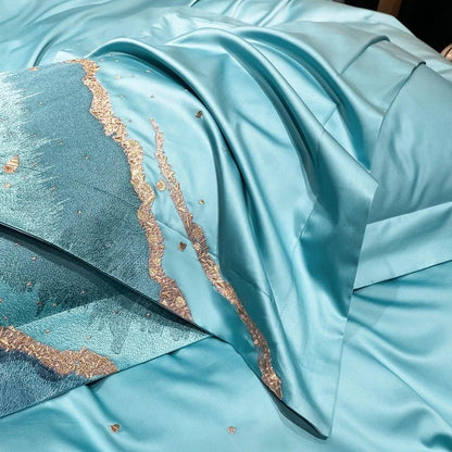 Whimsical Waters Duvet Cover Set (Long-staple Sateen Cotton)