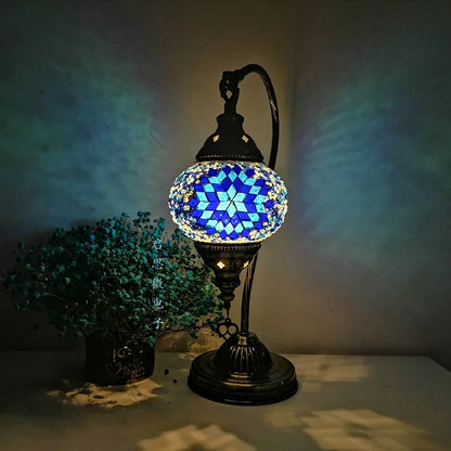 Luxyecs - Turkish Mosaic Table Lamp