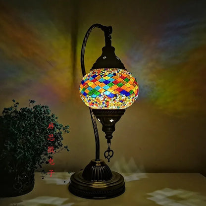 Luxyecs - Turkish Mosaic Table Lamp