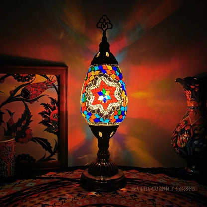 Luxyecs - Mosaic Table Lamp