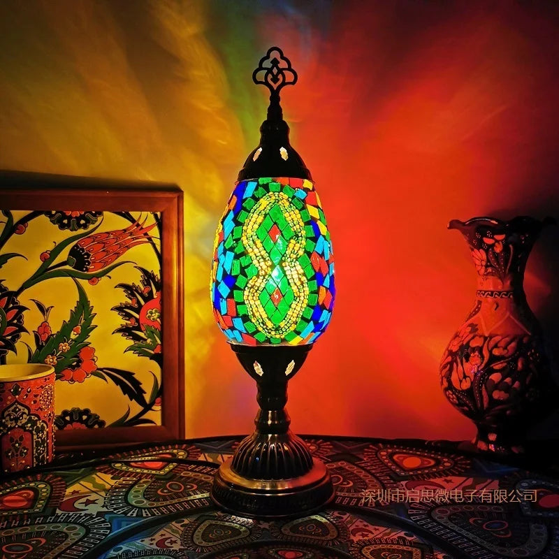 Luxyecs - Mosaic Table Lamp