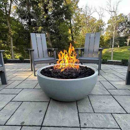HPC Fire Aluminum Spun Gas Fire Bowl