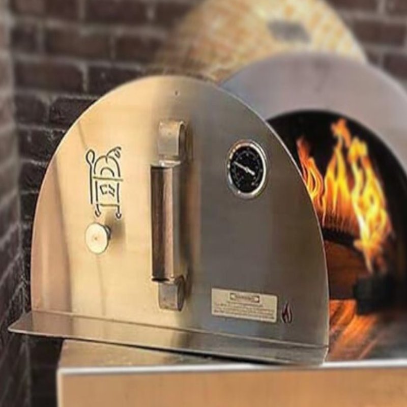 HPC Fire Door with Thermometer for Outdoor Pizza Oven