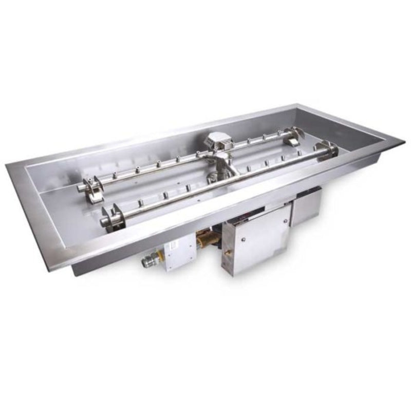HPC Fire  H-Burner Rectangular Fire Pit Burner Insert