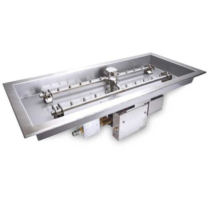 HPC Fire  H-Burner Rectangular Fire Pit Burner Insert