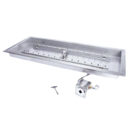 HPC Fire  H-Burner Rectangular Fire Pit Burner Insert