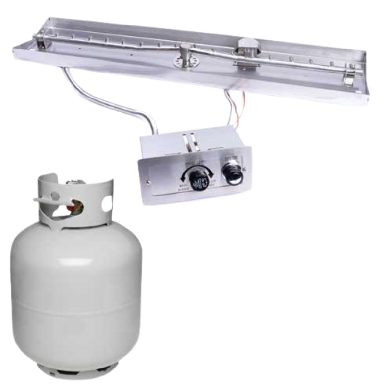 HPC Fire Linear Interlink Pan Fire Pit Burner Insert