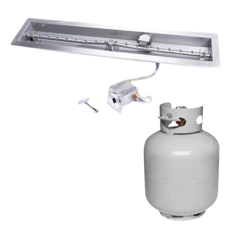 HPC Fire Linear Interlink Pan Fire Pit Burner Insert