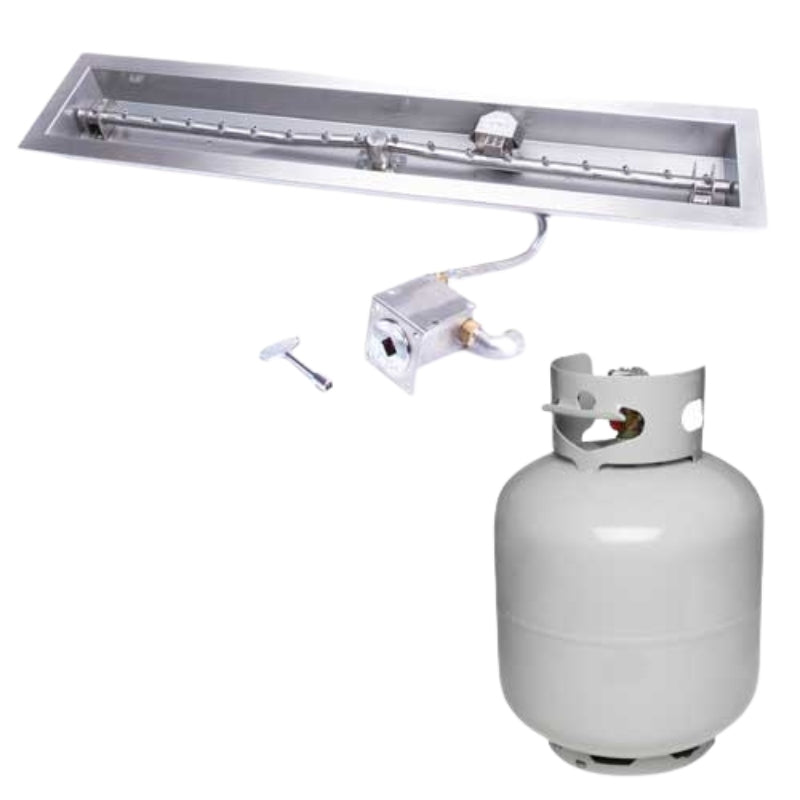 HPC Fire Linear Trough Fire Pit Burner Insert
