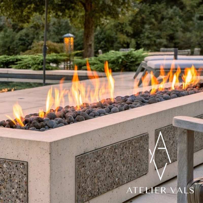 HPC Fire Linear Trough Fire Pit Burner Insert