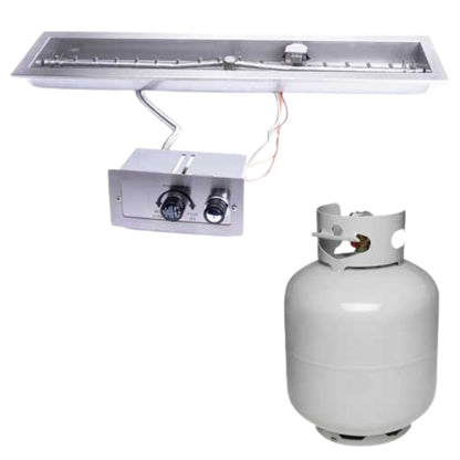 HPC Fire Linear Trough Fire Pit Burner Insert