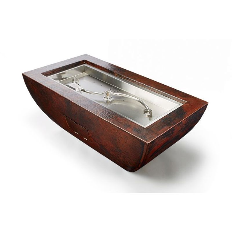 HPC Fire Phoenix S-Fire Hammered Copper Gas Fire Bowl