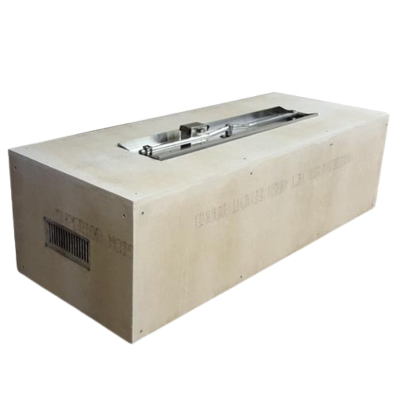 HPC Fire Ready-To-Finish Rectangle Fire Pit Kit