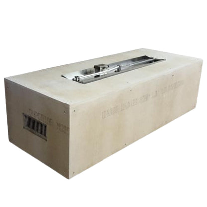 HPC Fire Ready-To-Finish Rectangle Fire Pit Kit