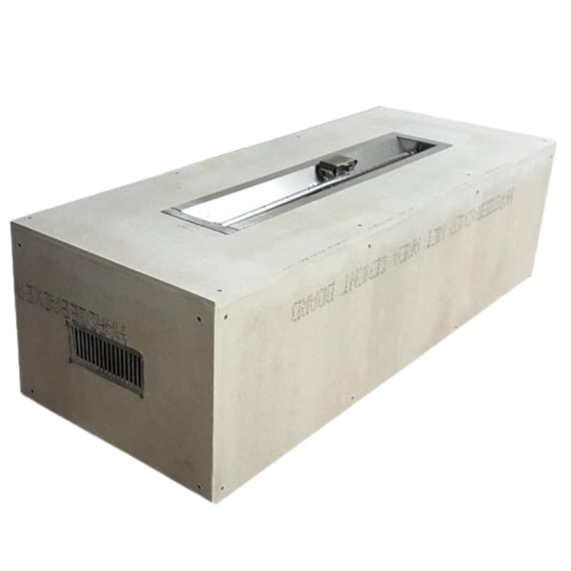 HPC Fire Ready-To-Finish Rectangle Fire Pit Kit