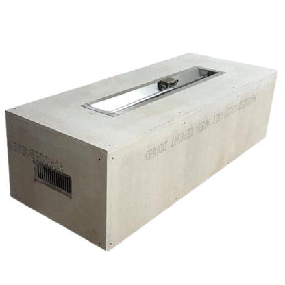 HPC Fire Ready-To-Finish Rectangle Fire Pit Kit