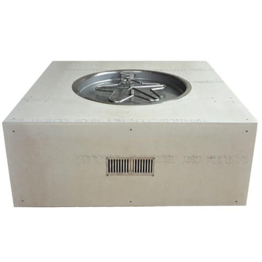 HPC Fire Ready-To-Finish Square Fire Pit Kit