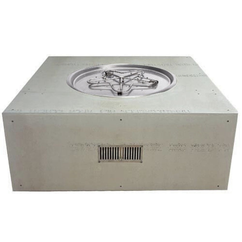 HPC Fire Ready-To-Finish Square Fire Pit Kit