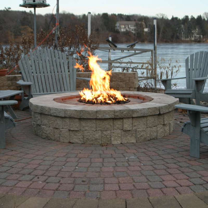 HPC Fire Round Bowl Fire Pit Burner Insert