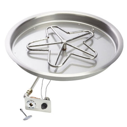HPC Fire Round Bowl Fire Pit Burner Insert