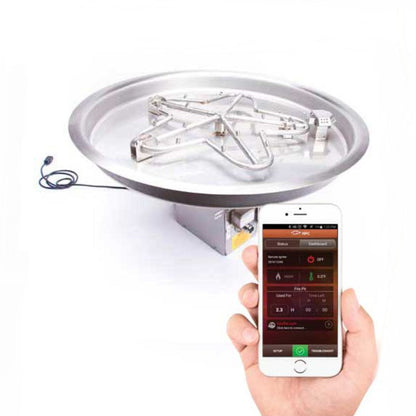 HPC Fire Round Bowl Fire Pit Burner Insert