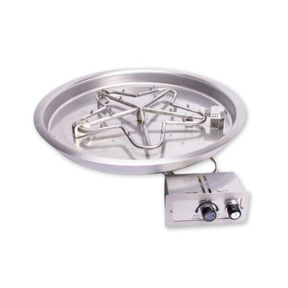 HPC Fire Round Bowl Fire Pit Burner Insert