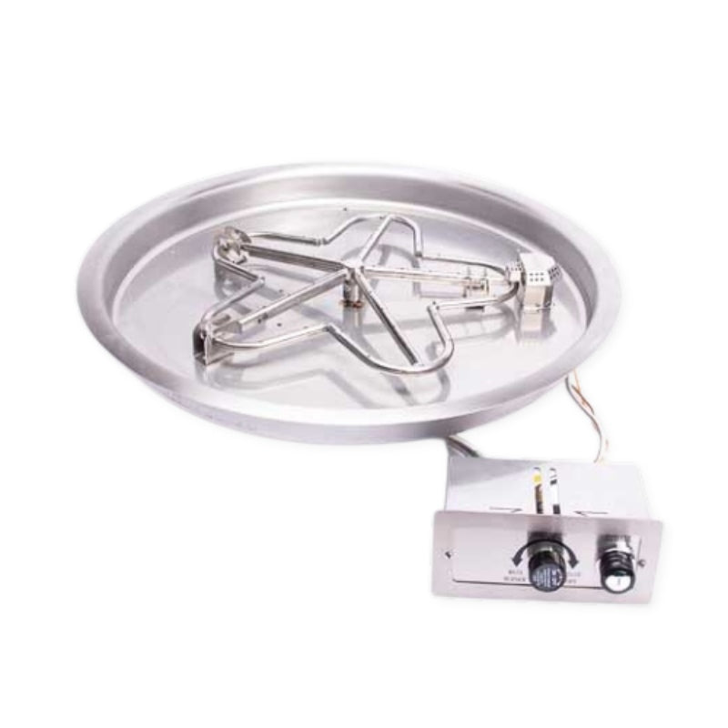 HPC Fire Round Bowl Fire Pit Burner Insert