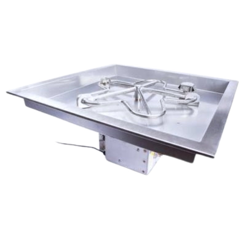 HPC Fire Square Bowl Fire Pit Burner Insert