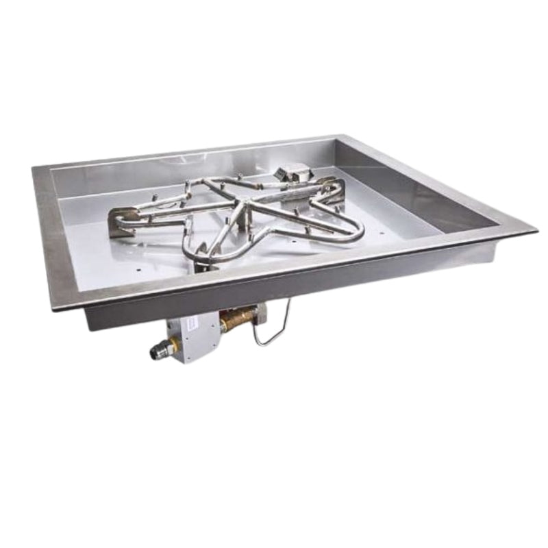 HPC Fire Square Bowl Fire Pit Burner Insert