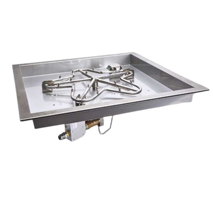 HPC Fire Square Bowl Fire Pit Burner Insert