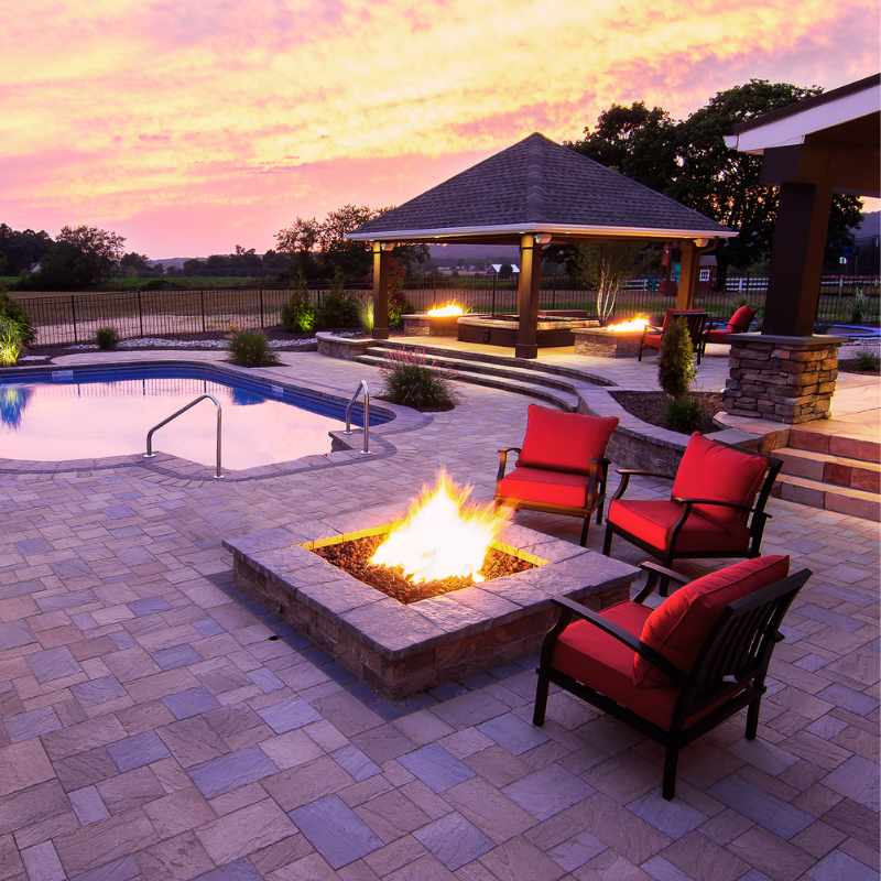 HPC Fire Square Bowl Fire Pit Burner Insert