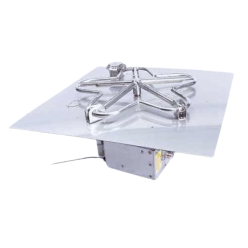 HPC Fire Square Flat Fire Pit Burner Insert