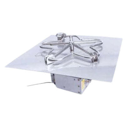 HPC Fire Square Flat Fire Pit Burner Insert