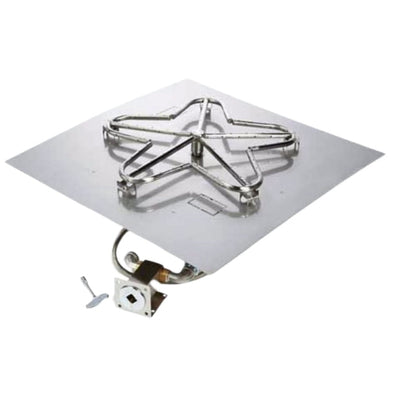 HPC Fire Square Flat Fire Pit Burner Insert