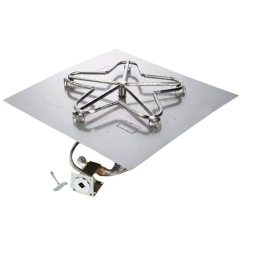 HPC Fire Square Flat Fire Pit Burner Insert