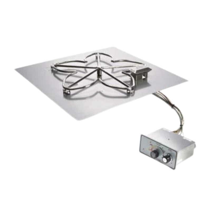 HPC Fire Square Flat Fire Pit Burner Insert