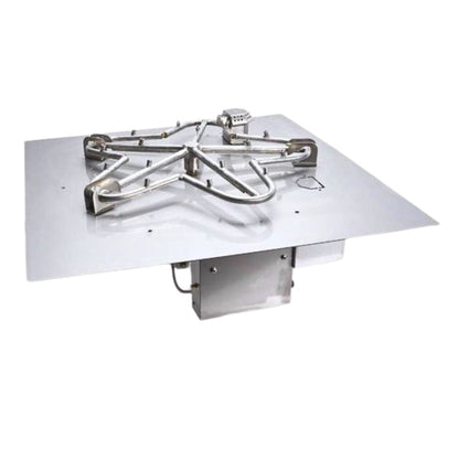 HPC Fire Square Flat Fire Pit Burner Insert