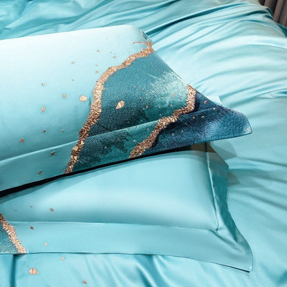 Whimsical Waters Duvet Cover Set (Long-staple Sateen Cotton)