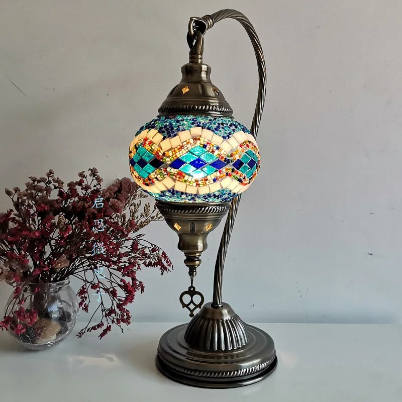 Luxyecs - Turkish Mosaic Table Lamp