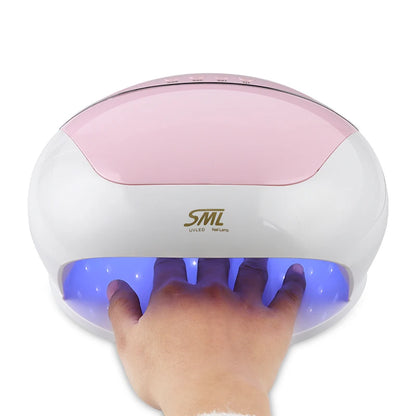 SML High Quality Customizable Gel Nail Table Lamp Uv Led With 33 Pcs Led Beads