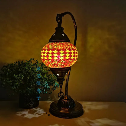 Luxyecs - Turkish Mosaic Table Lamp